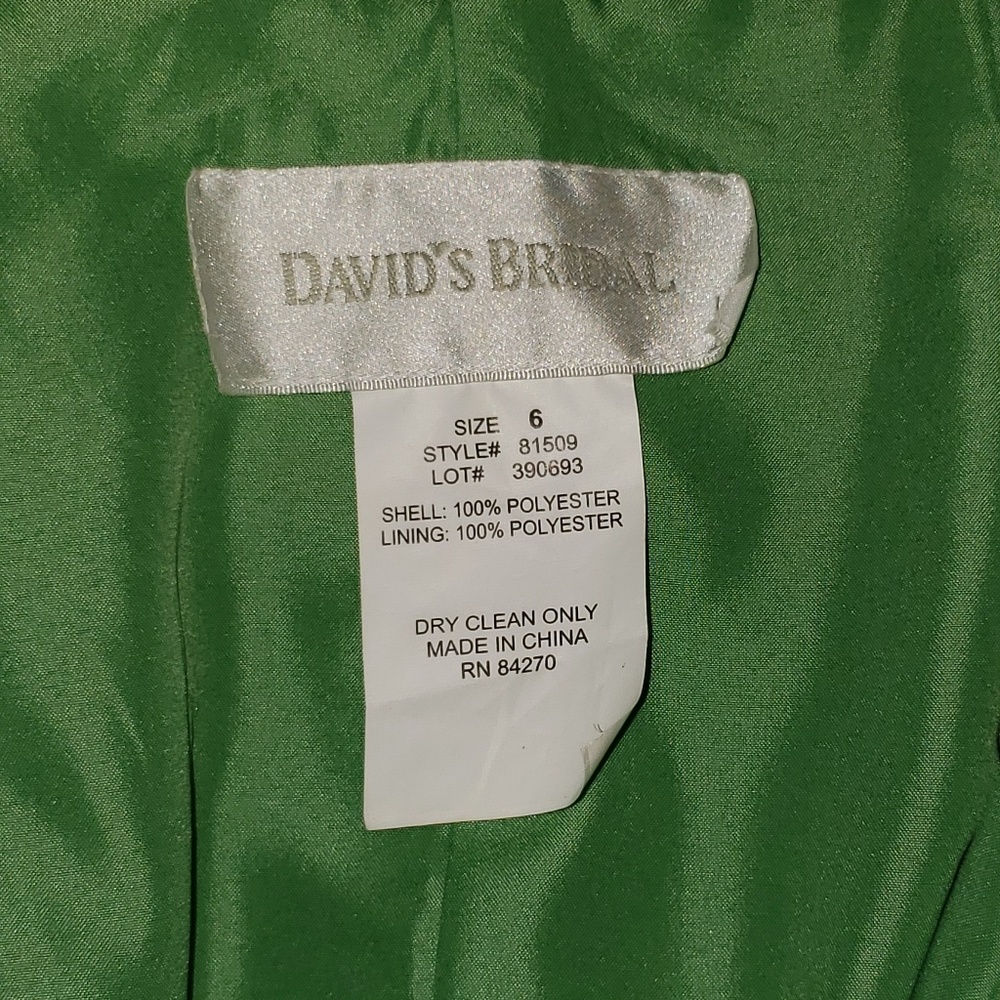 Green Floor Length Gown With Matching Wrap - image 4